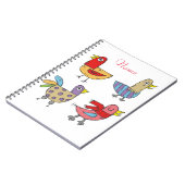 4 おもしろい Birds Thunder_Cove ノートブック (左側)