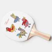 4 おもしろい Birds Thunder_Cove 卓球ラケット (横)