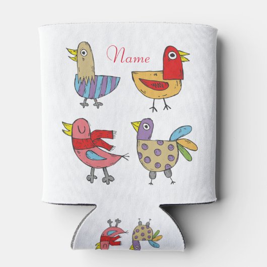 4 おもしろい Birds Thunder_Cove 缶クーラー (裏面)