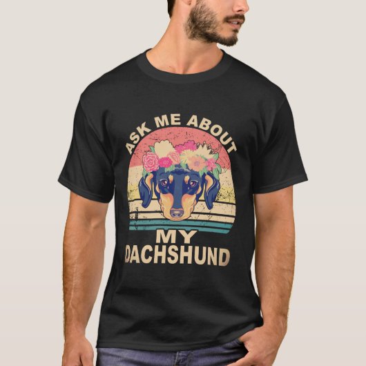 4 ダックスフントの話を聞いて ビンテージ Tシャツ (正面)