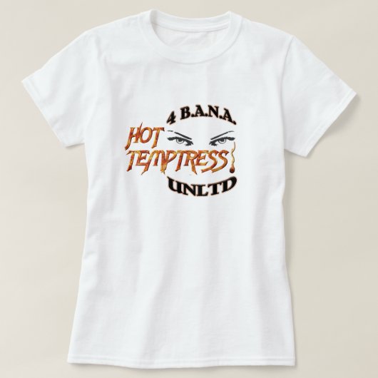 4 バナウ ホット テンプトレス B Tシャツ (デザイン正面)