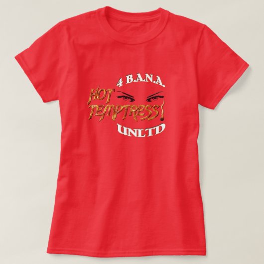 4 バナウ ホット テンプトレス W Tシャツ (デザイン正面)