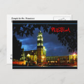 4，プエブラ ポストカード (正面/裏面)