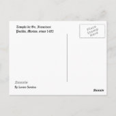 4，プエブラ ポストカード (裏面)