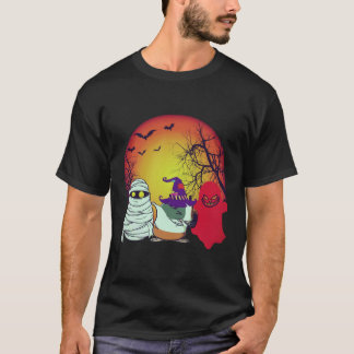 4 モルモット ハロウィン カボチャ Tシャツ