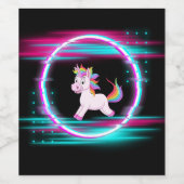 4.ユニコーン愛 ワインラベル (シングルラベル)