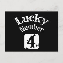 4 - ラッキー ナンバー 4 幸運