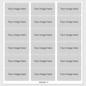 4"ワイドシール – 18シールシート シール (シート)