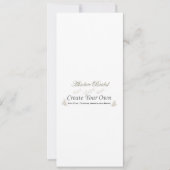 4"作成して下さいあなた自身の結婚式招待状をx 9.25" 招待状 (正面)
