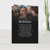 4 – 写真お祝い/葬儀/追悼式 プログラム (裏面)