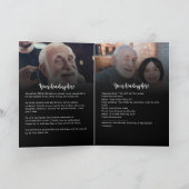 4 – 写真お祝い/葬儀/追悼式 プログラム (内部)