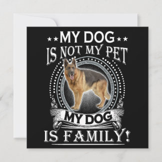 4 愛犬はペットではありません 愛犬は家族です 招待状