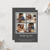 4 枚の写真テンプレート カード (正面/裏面インサイチュ)