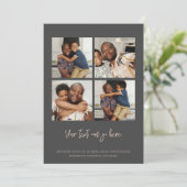 4 枚の写真テンプレート カード (スタンド正面)