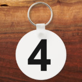 4 – 番号4 キーホルダー (正面)