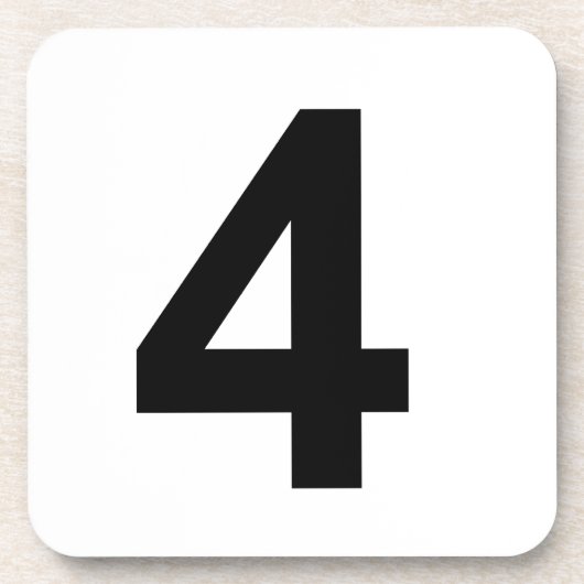 4 – 番号4 コースター (正面)
