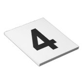 4 – 番号4 ノートパッド (アングル)