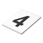 4 – 番号4 ノートパッド (回転)