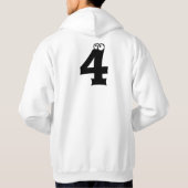4、目玉付きの文字 パーカ (裏面)