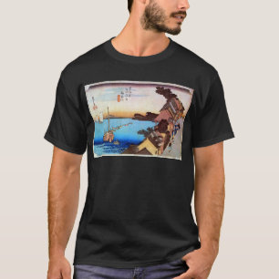 4.神奈川宿,広重神奈川宿,広重,浮世絵 Tシャツ