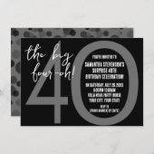 4-0の大バースデーパーティ招待状 招待状 (正面/裏面)
