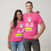 4 0レーティング負荷テおもしろいニス Tシャツ (ユニセックス)