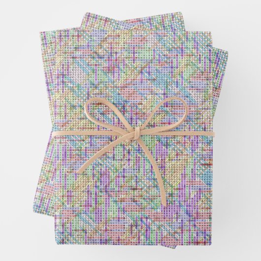 4,000人以上の少年の名前Word検索パズル解決済み ラッピングペーパーシート (インサイチュ)