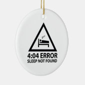 4:04エラースリープが見つからない セラミックオーナメント (右)