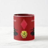 4/12th騎兵隊M551 Sheridanのマグ マグカップ (中央)