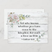 4:14は来、このときのために国に行った。 ポストカード (正面/裏面)