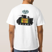 4/23rd Inf. CMB VSMトラック前部及び背部プリントのワイシャツ Tシャツ (裏面)