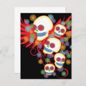 4.25インチ×5.5インチの招待状 招待状 (正面/裏面)