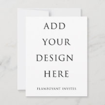 4.25インチx5.5インチ招待状/RSVP(10.8x14.0cm)