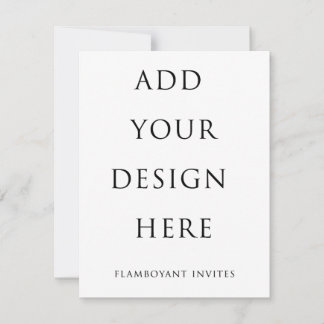 4.25インチx5.5インチ招待状/RSVP(10.8x14.0cm)