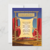 4.25インチx 5.5インチワイルドウェスト結婚式招待状 招待状 (正面)