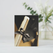 4.25インチx 5.5インチ写真のグラデーション発表 招待状 (スタンド正面)