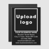 4.25インチx 5.6インチブラック磁気カードのビジネスブランド (正面/裏面)