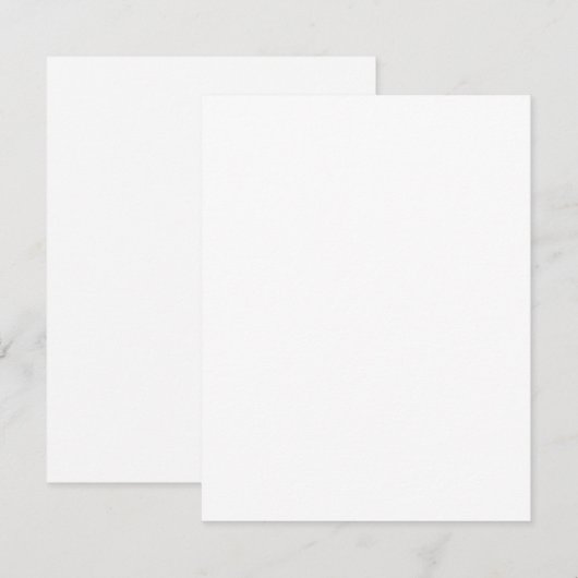 4.25" x 5.5" 返信カード (正面/裏面)