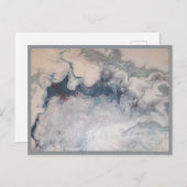 4.25" x 5.6"ヒースによる芸術による標準的な郵便はがき 案内ポストカード (正面/裏面)