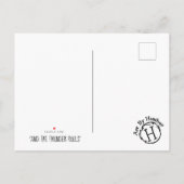 4.25" x 5.6"ヒースによる芸術による標準的な郵便はがき 案内ポストカード (裏面)