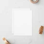 4.25" x 6.25" ノートカード & 封筒 (正面/裏面インサイチュ)