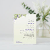 4.25x5.5のブドウ 招待状 (スタンド正面)