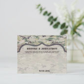 4.25x5.5アドバイスカードアーミーOCP迷彩柄ユニフォームCamofla 招待状 (スタンド正面)