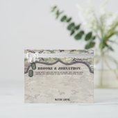 4.25x5.5アドバイスカードアーミーOCP迷彩柄ユニフォームCamofla 招待状 (スタンド正面)