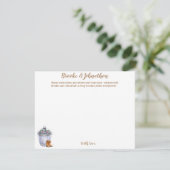 4.25x5.5アドバイスカード夏の国の結婚式素朴 招待状 (スタンド正面)