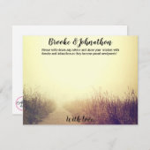 4.25x5.5アドバイスカード日の出の通路の歩道 招待状 (正面/裏面)