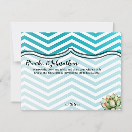 4.25x5.5アドバイスカードBoho Cacti Cactus Succulent B 招待状 (正面)