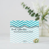 4.25x5.5アドバイスカードBoho Cacti Cactus Succulent B 招待状 (スタンド正面)