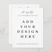 4.25x5.5インチカード印刷 エンクロージャーカード (正面/裏面)