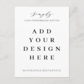 4.25x5.5インチカード印刷 エンクロージャーカード (裏面)